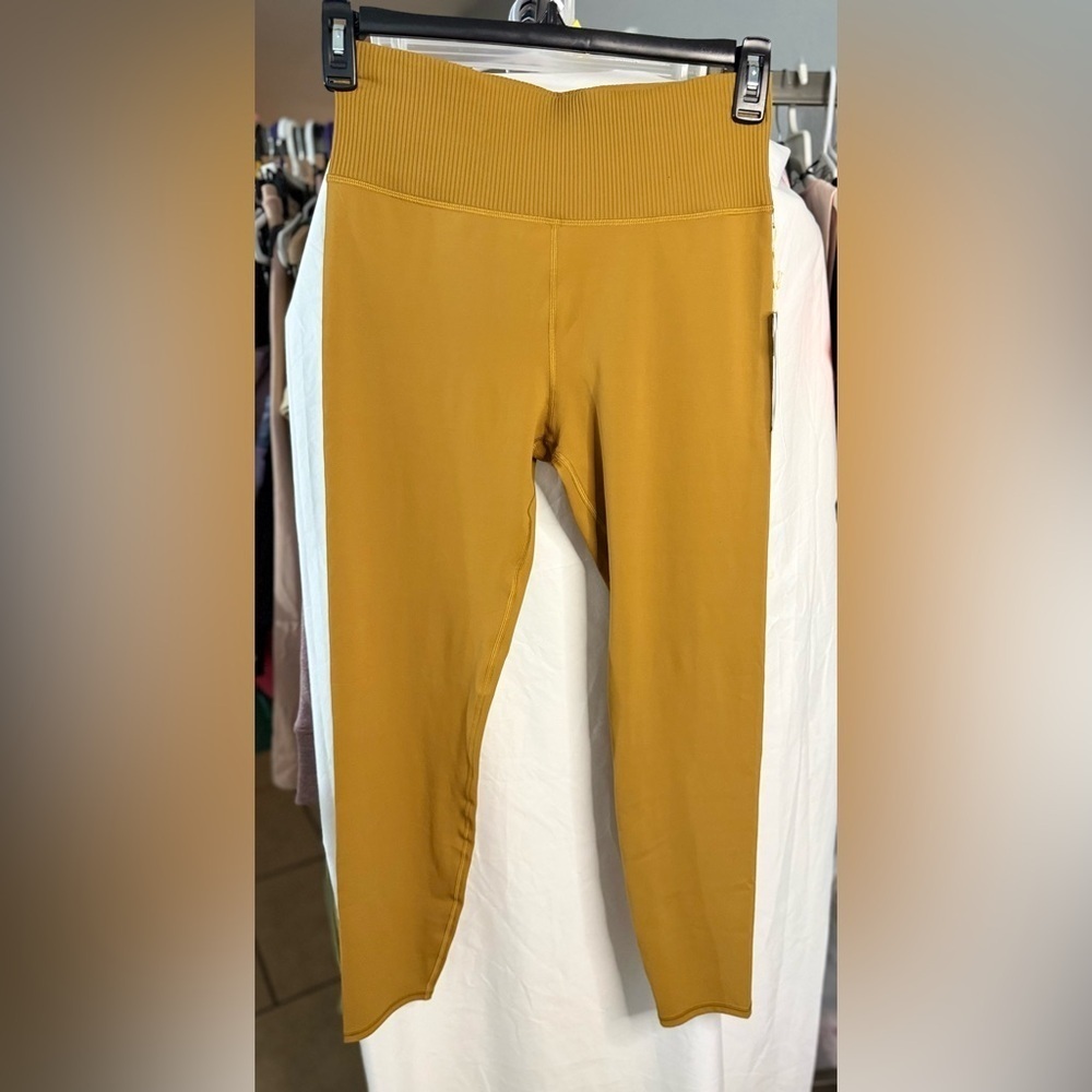 Vuori Rib Studio Legging Dark Golden Size‎ Large NEW WITH TAGS